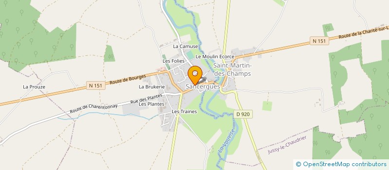 localisation de l'entreprise MONSIEUR FLORIO BARCHON à SANCERGUES