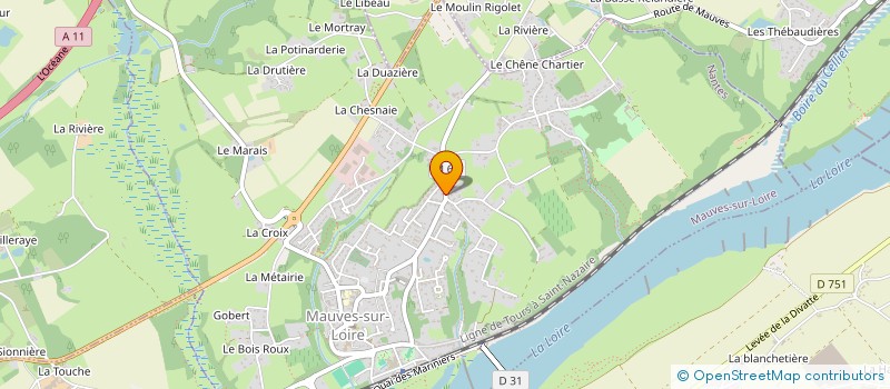 localisation de l'entreprise MONSIEUR FLORIS CHEVRIER  MAUVES-SUR-LOIRE