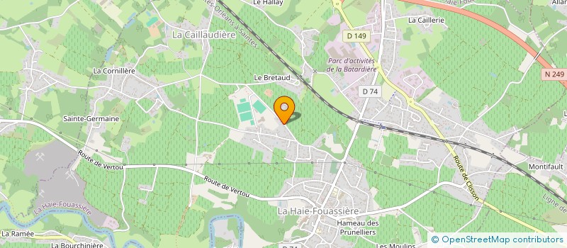 localisation de l'entreprise MONSIEUR FLORIS LAMY  LA HAIE-FOUASSIERE