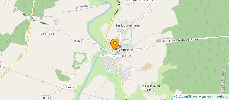 localisation de l'entreprise MONSIEUR FLORIS LEDOUX  JUSSY-LE-CHAUDRIER