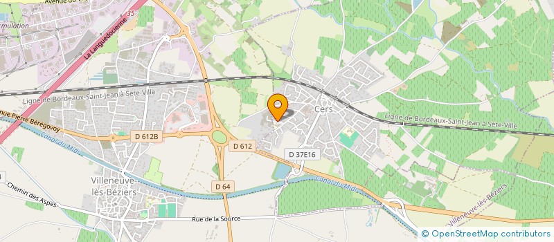 localisation de l'entreprise MONSIEUR FLORIS ROMAIN  CERS