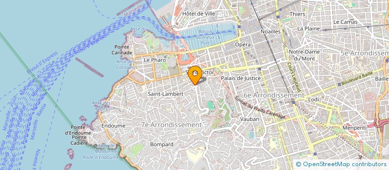 localisation de l'entreprise MONSIEUR FLORIS VAN LIDTH DE JEUDE à MARSEILLE