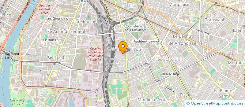 localisation de l'entreprise MONSIEUR FLORJAN SORRA  LYON