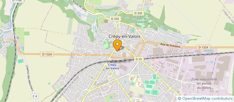 localisation de l'entreprise MONSIEUR FLORYAN FANTACCINO  CREPY-EN-VALOIS