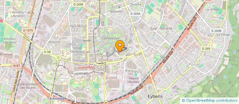 localisation de l'entreprise MONSIEUR FLOW IGBINOMWANHIA  GRENOBLE