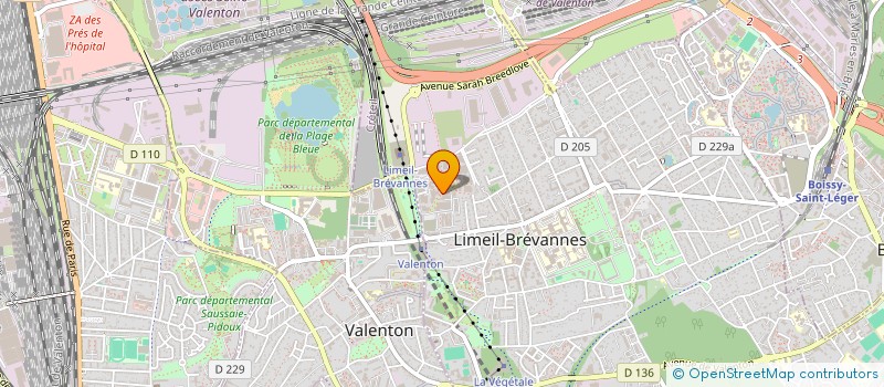 localisation de l'entreprise MONSIEUR FLUK CLEBERSON  LIMEIL-BREVANNES