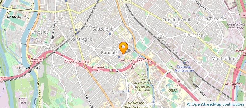 localisation de l'entreprise MONSIEUR FOAD EL JERRARI  TOULOUSE