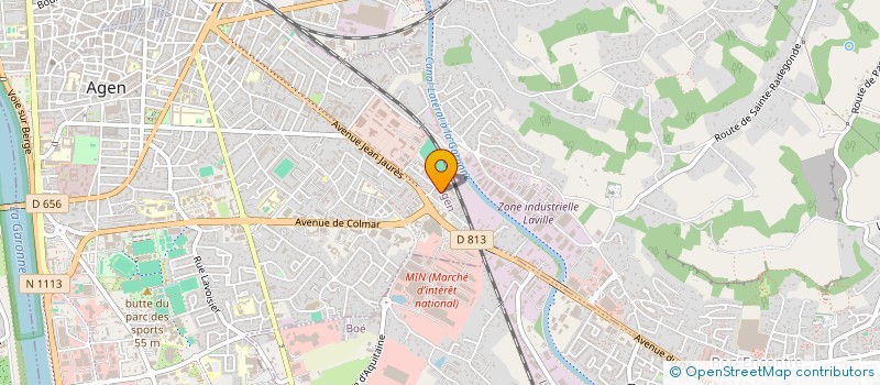 localisation de l'entreprise MONSIEUR FOADE BENFAKIR  BON-ENCONTRE