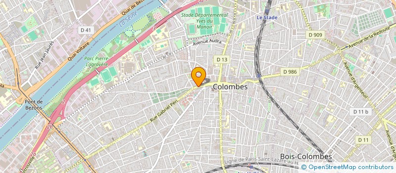 localisation de l'entreprise MONSIEUR FODE BADJI à COLOMBES