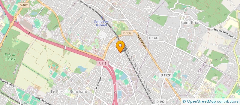 localisation de l'entreprise MONSIEUR FODE BERTHE  SAINT-LEU-LA-FORET