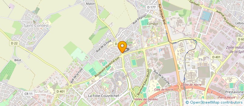 localisation de l'entreprise MONSIEUR FODE CAMARA à CAEN