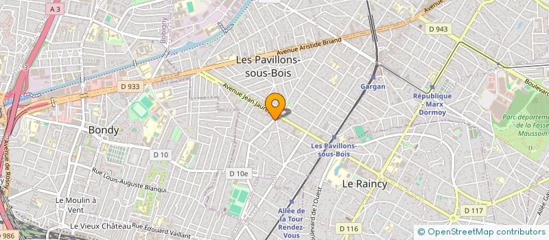 localisation de l'entreprise MONSIEUR FODE DIABY  LES PAVILLONS-SOUS-BOIS