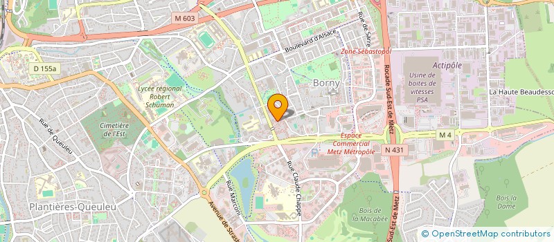 localisation de l'entreprise MONSIEUR FODE DIABY  METZ