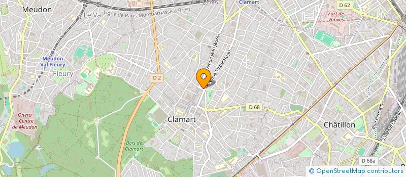 localisation de l'entreprise MONSIEUR FODE DIAWARA à CLAMART
