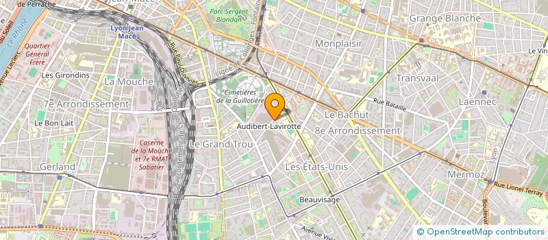 localisation de l'entreprise MONSIEUR FODE MOMO CAMARA  LYON