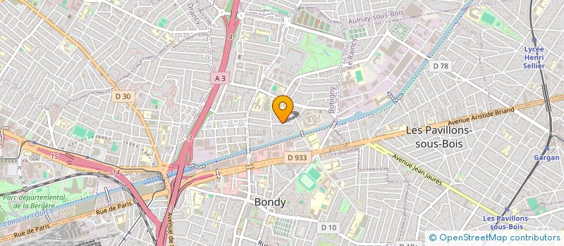 localisation de l'entreprise MONSIEUR FODE SAKHO  BONDY