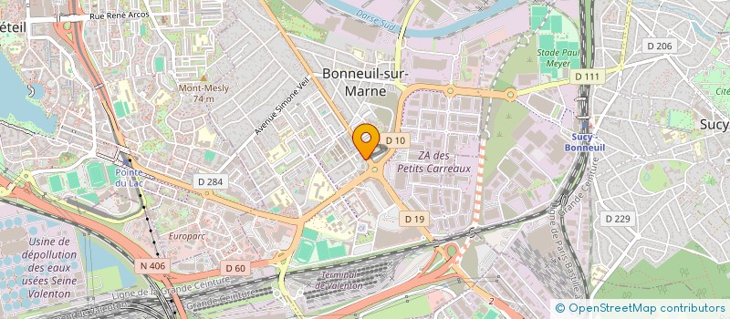 localisation de l'entreprise MONSIEUR FODE SIDIBE  BONNEUIL-SUR-MARNE