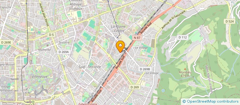 localisation de l'entreprise MONSIEUR FODE SYLLA  SAINT-MARTIN-D'HERES