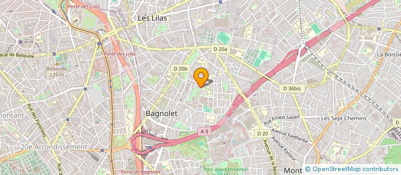 localisation de l'entreprise MONSIEUR FODE SYLLA  BAGNOLET