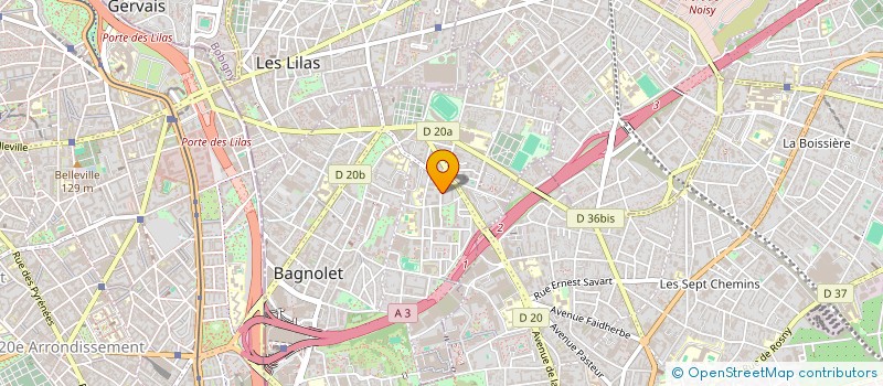 localisation de l'entreprise MONSIEUR FODE TRAORE à BAGNOLET