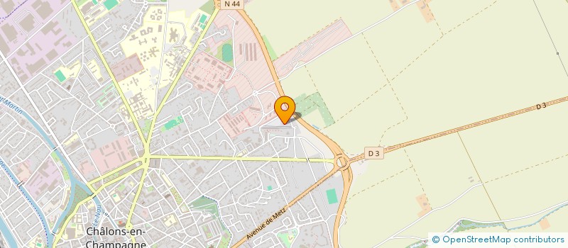 localisation de l'entreprise MONSIEUR FODHIL AOUAD à CHALONS-EN-CHAMPAGNE