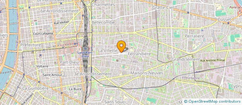 localisation de l'entreprise MONSIEUR FODHIL BELARBI  LYON