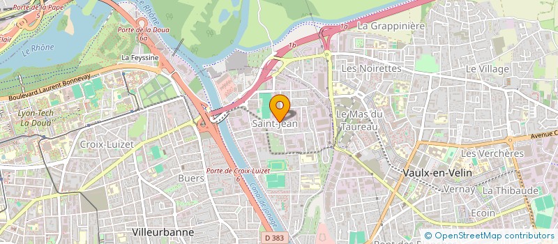 localisation de l'entreprise MONSIEUR FODHIL BOUIKNI  VILLEURBANNE