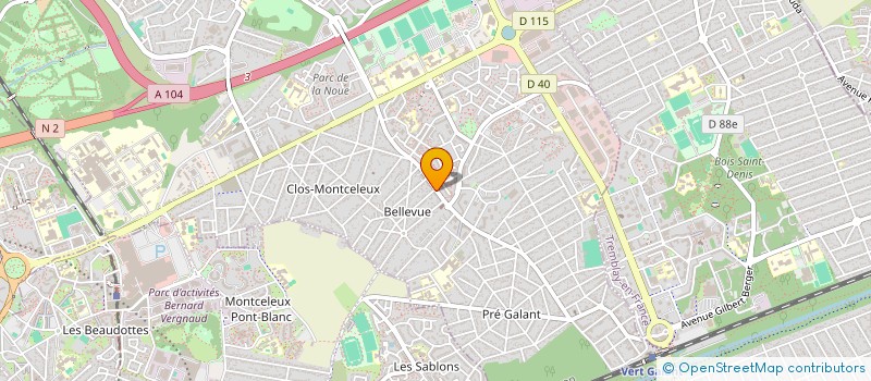 localisation de l'entreprise MONSIEUR FODHIL BOUKRAA à VILLEPINTE