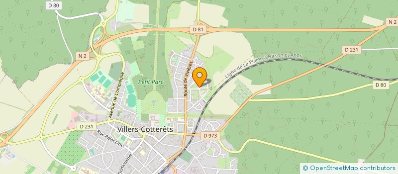 localisation de l'entreprise MONSIEUR FODIE DIOMBERA  VILLERS-COTTERETS