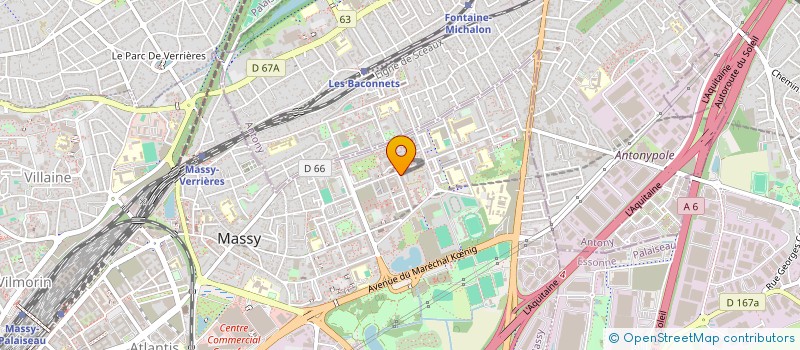 localisation de l'entreprise MONSIEUR FODIE MAREGA à MASSY