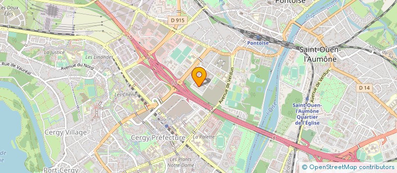 localisation de l'entreprise MONSIEUR FODIER SISSAKO à PONTOISE