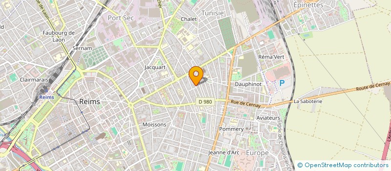 localisation de l'entreprise MONSIEUR FODIL ALI RACHED  REIMS