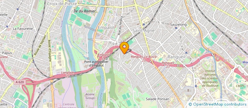 localisation de l'entreprise MONSIEUR FODIL BENYAGOUB à TOULOUSE