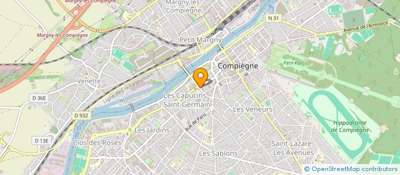 localisation de l'entreprise MONSIEUR FODIL HAMMADI à COMPIEGNE