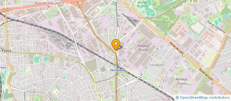 localisation de l'entreprise MONSIEUR FODIL MESSAOUD-NACER  VENISSIEUX