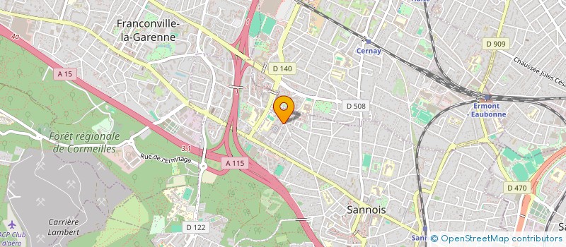 localisation de l'entreprise MONSIEUR FODIL SEDINI  SANNOIS