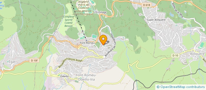 localisation de l'entreprise MONSIEUR FODIL TALANTIKITE  FONT-ROMEU-ODEILLO-VIA