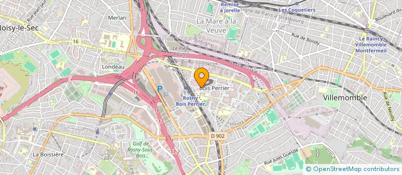 localisation de l'entreprise MONSIEUR FODYE FOFANA à ROSNY-SOUS-BOIS