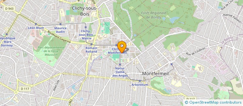 localisation de l'entreprise MONSIEUR FODYE KANTE  MONTFERMEIL