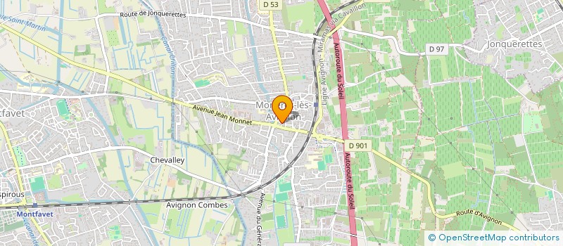 localisation de l'entreprise MONSIEUR FODYL MAZA  MORIERES-LES-AVIGNON