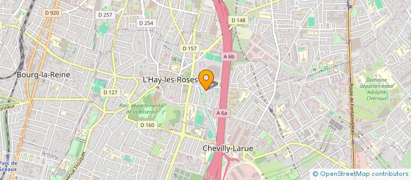 localisation de l'entreprise MONSIEUR FOFANA BEH  L'HAY-LES-ROSES