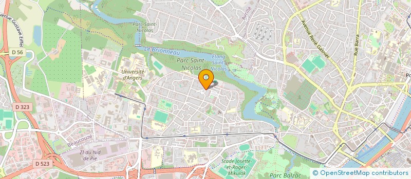 localisation de l'entreprise MONSIEUR FOFANA MAMADOU  ANGERS