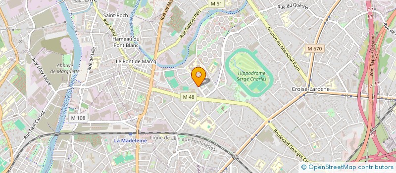 localisation de l'entreprise MONSIEUR FOKAM NTOUNGSE à MARCQ-EN-BARŒUL