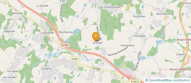 localisation de l'entreprise MONSIEUR FOLKERT FABER à VERNEUIL-SUR-VIENNE