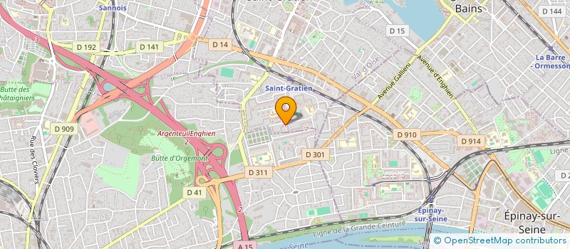 localisation de l'entreprise MONSIEUR FOLLY ADADE  SAINT-GRATIEN