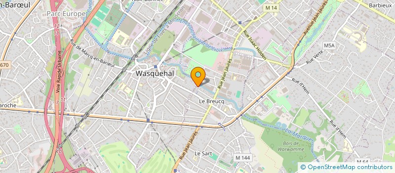 localisation de l'entreprise MONSIEUR FOLLY AKOUSSAN  VILLENEUVE D'ASCQ