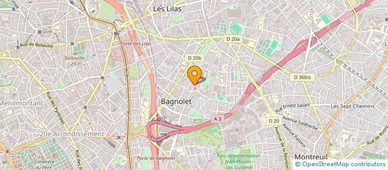 localisation de l'entreprise MONSIEUR FOLY TRONOU-AYAYI à BAGNOLET