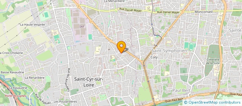 localisation de l'entreprise MONSIEUR FONSECA VIEGAS  SAINT-CYR-SUR-LOIRE