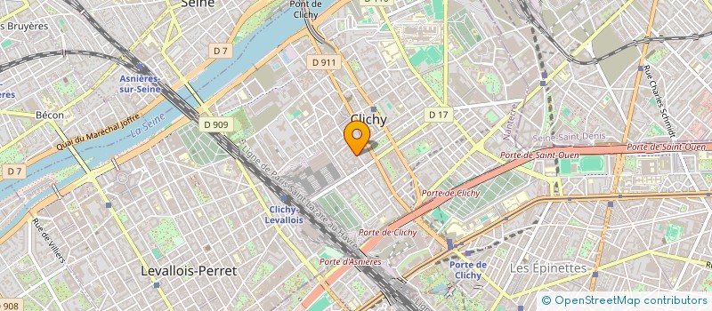 localisation de l'entreprise MONSIEUR FORHAD UDDIN à CLICHY