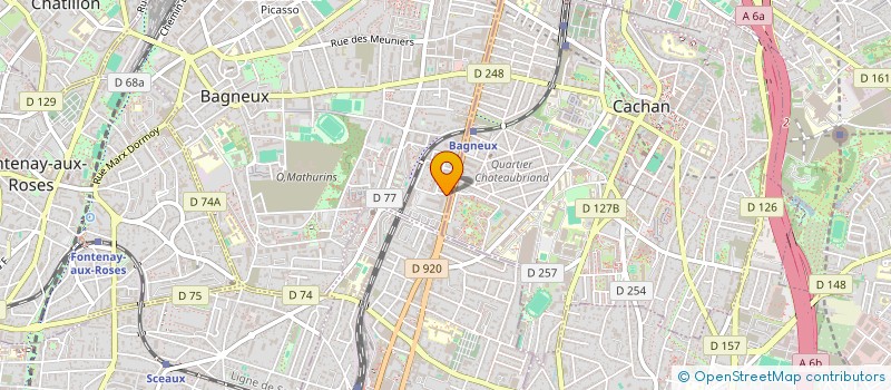 localisation de l'entreprise MONSIEUR FORKAN AHMAD à BAGNEUX